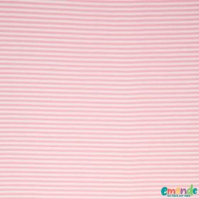 Csíkos körkötött passzé, Rózsaszín-fehér