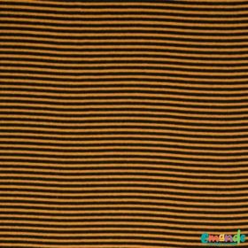 Csíkos körkötött passzé, Narancssárga-fekete