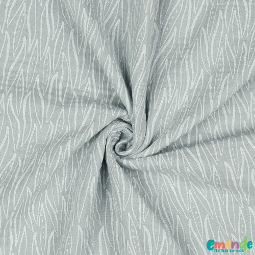 Dupla géz,  Levelek, Világos szürke  