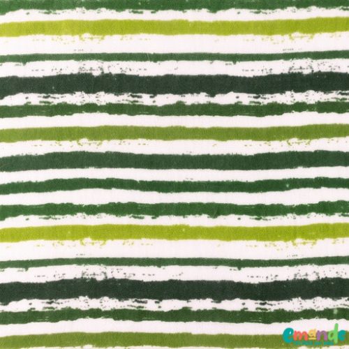 Dupla géz, Csíkos (Zöld),   Fehér