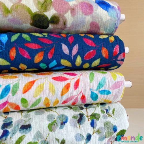 Dupla géz, Színes levelek, Törtfehér  