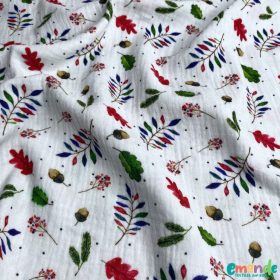 Dupla géz, Erdei növények,  Fehér  