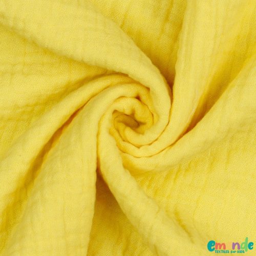 Egyszínű dupla géz, Halvány sárga