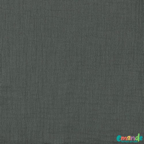 Egyszínű dupla géz, Sötét szürke   