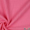 Egyszínű dupla géz, Pink   
