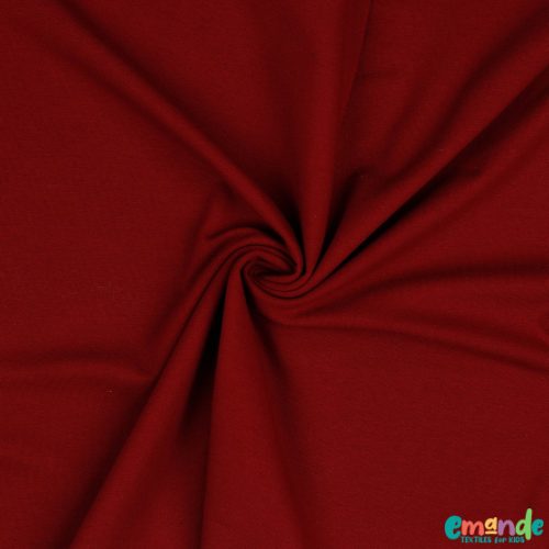 Egyszínű hurkolt futter, Bordó