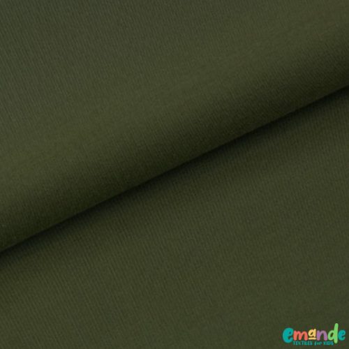Egyszínű hurkolt futter, Khaki (80)