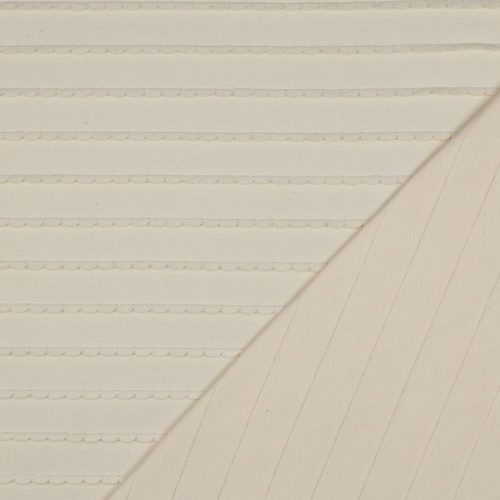 Fodros pamut jersey, Natúr   