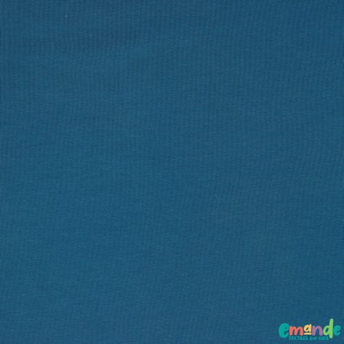 Egyszínű BIO Pamut jersey, Farmerkék (18)