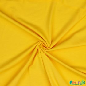 Egyszínű BIO pamut jersey, Sárga (28)