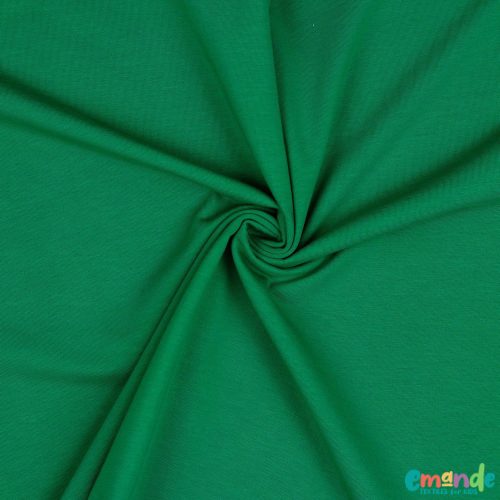 Egyszínű BIO pamut jersey, Smaragdzöld (32)