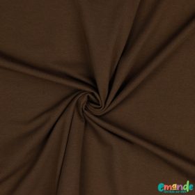 Egyszínű BIO Pamut jersey,   Barna (22)