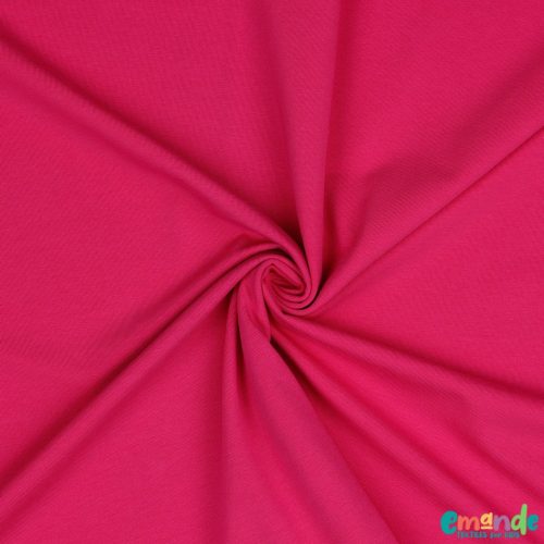 Egyszínű BIO Pamut jersey,   Fukszia (33)