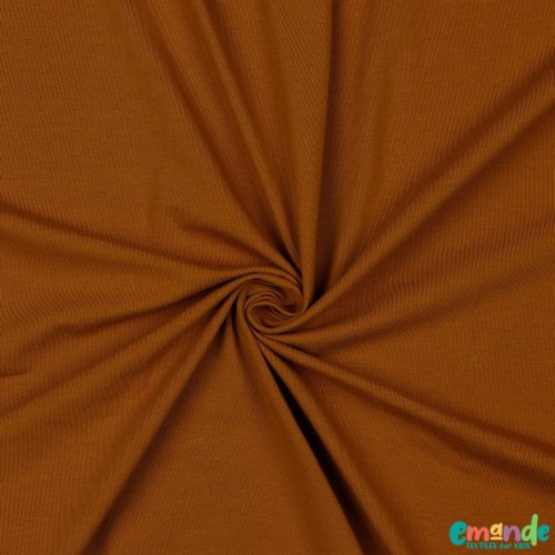 Egyszínű BIO Pamut jersey,   Agyagbarna (53)