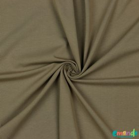 Egyszínű BIO Pamut jersey,   Szürkésbarna (57)