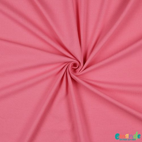 Egyszínű BIO Pamut jersey,  Pink (74)