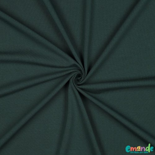 Egyszínű BIO Pamut jersey,  Erdőzöld (59)