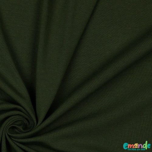 Egyszínű BIO Pamut jersey, Sötétzöld (31)