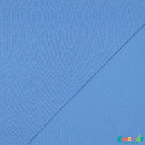 Egyszínű BIO Pamut jersey,  Kék (75)