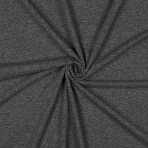 Pamut jersey, Szürke melange   