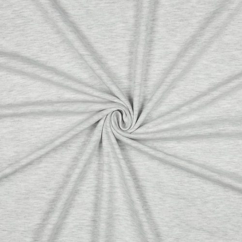 Pamut jersey, Ekrü melange   