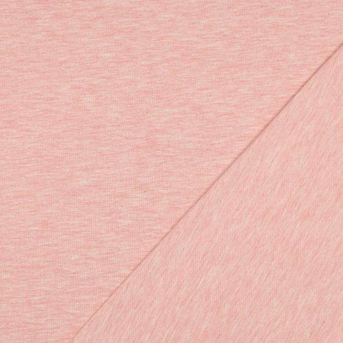 Pamut jersey, Rózsaszín melange   