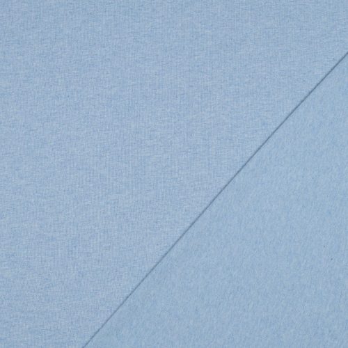 Pamut jersey, Kék melange   