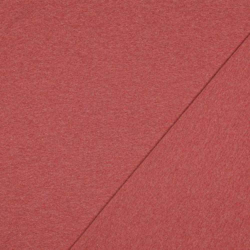 Pamut jersey, Henna melange   