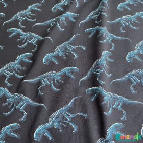 Pamut jersey, Dinoszaurusz,   Sötétkék