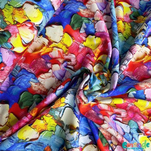 Pamut jersey, Ecsetvonások   