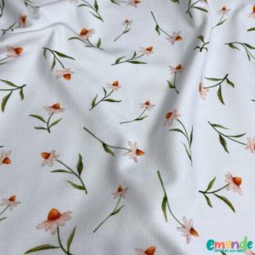 Pamut jersey, Margaréta, fehér