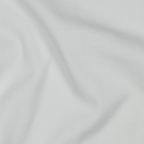 Bordás pamut jersey, Ekrü   