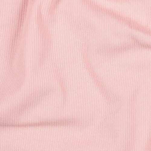 Bordás pamut jersey, Rózsaszín   