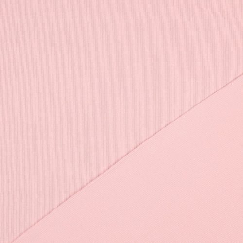 Bordás pamut jersey, Rózsaszín   