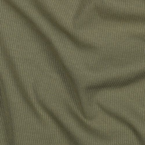 Bordás pamut jersey, Khaki   