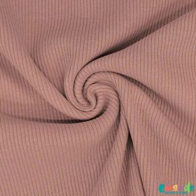 Bordás pamut jersey, Mályva   