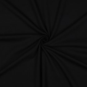 Pamut jersey, Fekete   