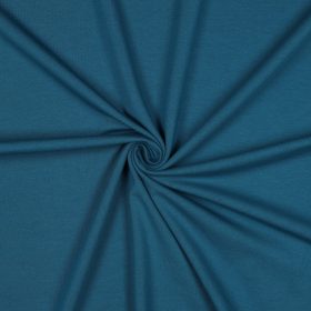 Pamut jersey, Petrol   