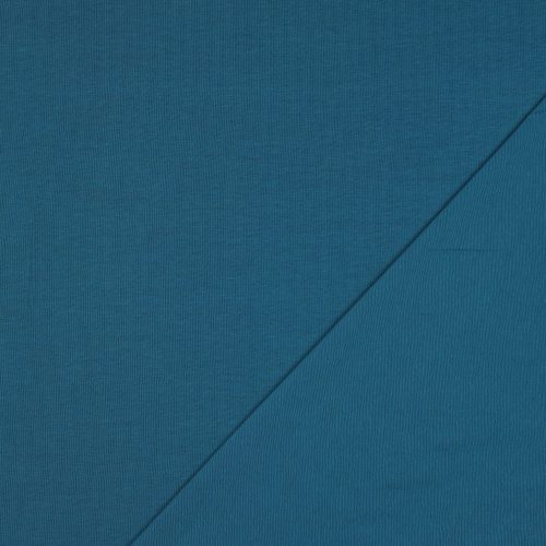 Pamut jersey, Petrol   