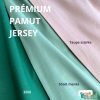 Prémium pamut jersey, Sötétzöld   