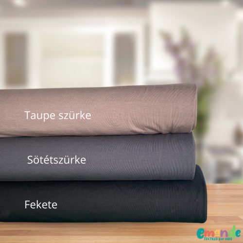 Prémium pamut jersey, Taupe szürke   