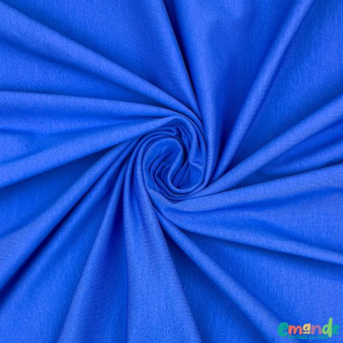 Prémium pamut jersey, Kobalt   