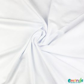 Prémium pamut jersey, Fehér   