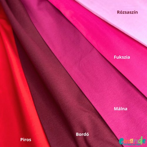 Prémium pamut jersey, Piros   