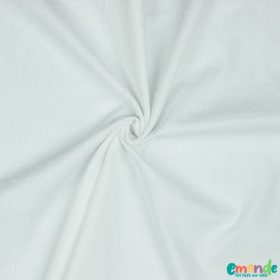 Pamutvászon, Dotty, Fehér