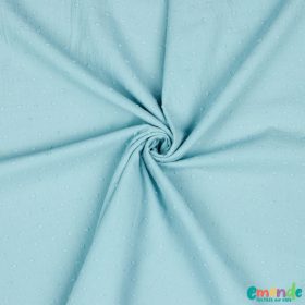 Pamutvászon, Dotty, Világoskék