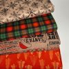 Karácsonyi pamutvászon, Skót kockás    