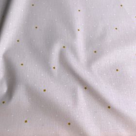 BIO Pamutvászon, Csillagok, Rózsaszín  