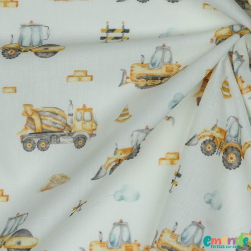 Pamutvászon, Munkagépek,  Fehér  