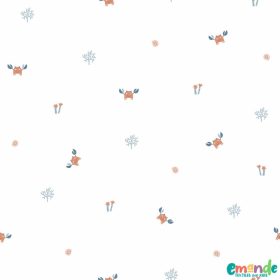 Pamutvászon,  Tengeri élet, Fehér